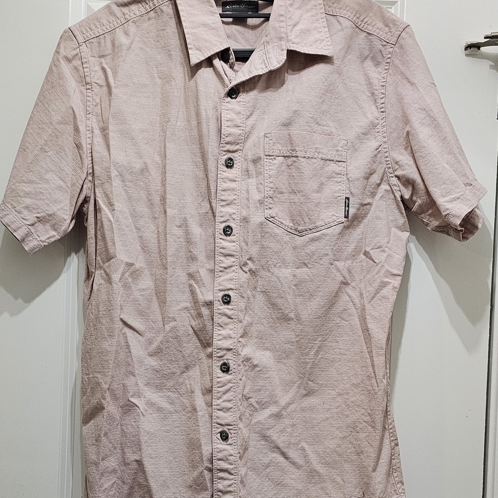 Eddie Bauer Light Pink Casual Button Down Shirt